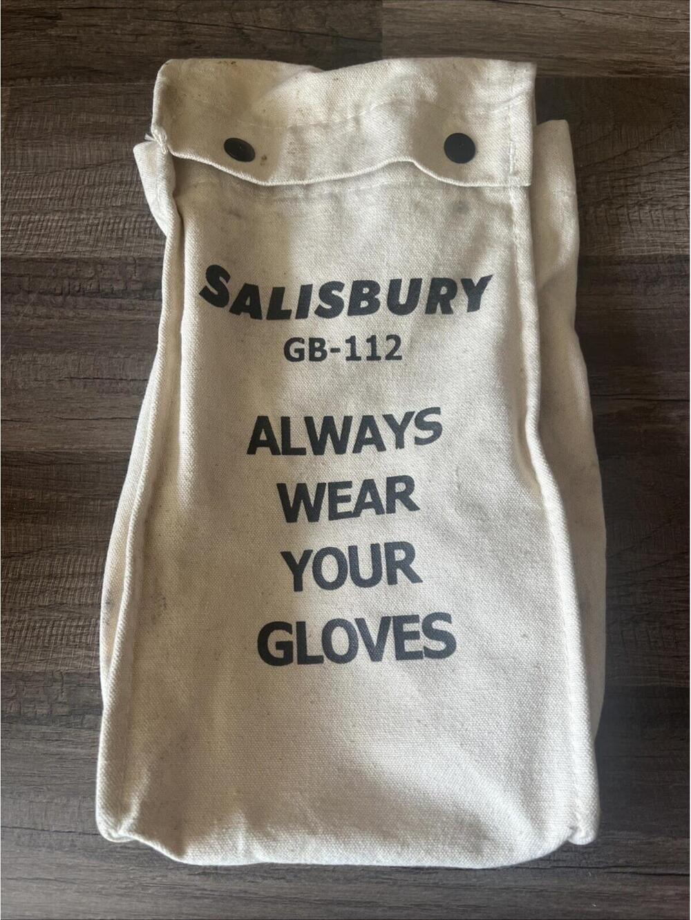 Honeywell Salisbury GB112 Glove Bag W/ Clip Canvas No Gloves